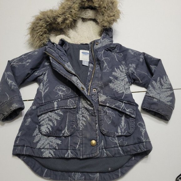 Old Navy Jackets & Coats Old Navy Coat Girls 2t Jacket Blue Grey